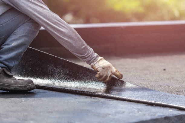Professional Basement Waterproofing technician working in Fremont, WI